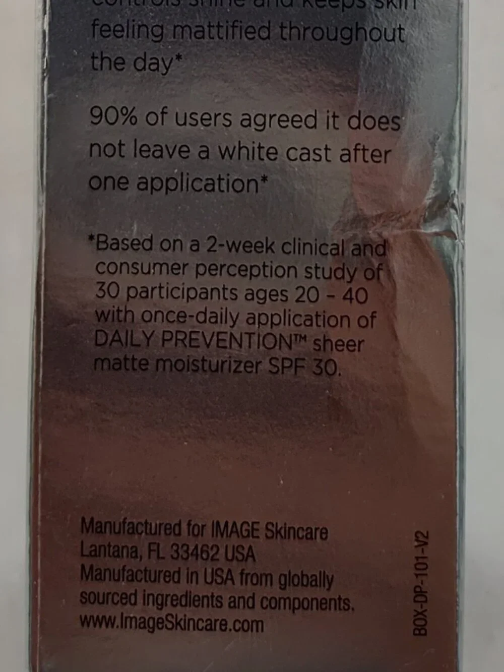 IMAGE Skin Care Sheer Matte Moisturizer 2.6oz Daily Prevention       PA#756@CMK